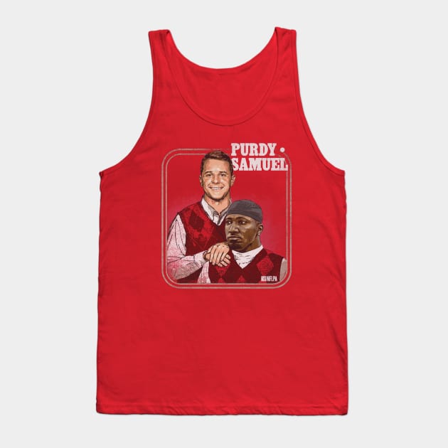 Brock Purdy & Deebo Samuel San Francisco Step Brothers Tank Top by ClarityMacaws